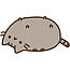 М'яка іграшка-подушка Кіт Пушин (ленивий) Pusheen — the cat ручна робота, фото 8