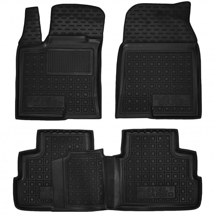 Гумові килимки в салон для Haval Dargo, фото 1