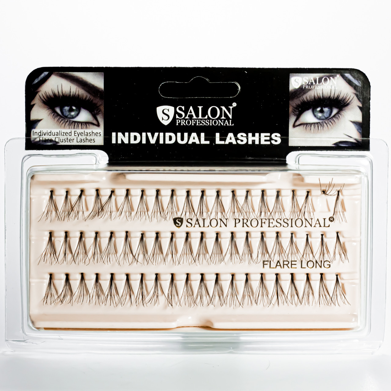 Пучки для нарощування вій Salon Individual Lashes Long