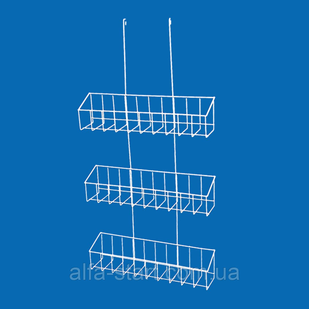 Настінний стенд з трьома поличками для чаю,насіння або товарів в упаковці