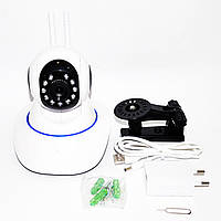 Бездротова поворотна камера для відеоспостереження WiFi IP-камера X8100 з віддаленим доступом, фото 8