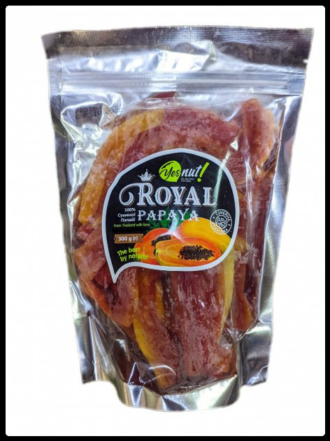 Папайя сушена натуральна "Royal"Таїланд" 500 г., фото 1