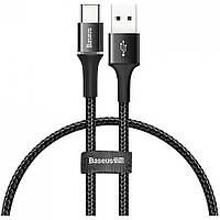 Кабель Baseus Halo data cable USB to USB Type-C 3 A 0.5 м Black (CATGH-A01)