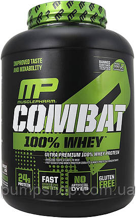 Сироватковий протеїн MusclePharm Combat 100% Whey 2270 г, фото 1