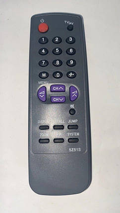 Пульт China tv XU-5Z51S (корпус Sharp, мікросхема LC7461M-C13, код 011C), фото 2