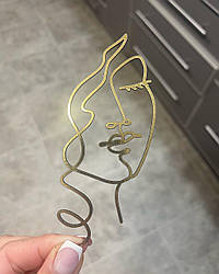 Топер з ламінованого картону "Силует №3", 12см