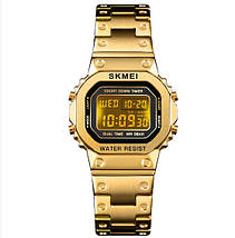 Жіночий спортивний годинник Skmei 1433, singapore золото, фото 3
