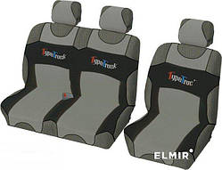 Майки на сидіння бус 2+1 MILEX Type Truck сітка сіра