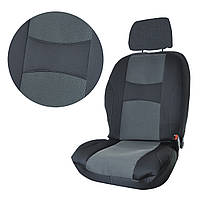 Чохли сидінь на БУС Opel Vivaro-Nissan Primastar-Renault Traffic  2+1 чорна тканина