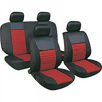 Авточохли на сидіння червоні "Tango" 24021 MILEX (+чохол керма +2 захист.чохла на ремені безоп.)