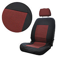 Чохли автомобільні чорно-червоні Tuning А бюджет (ВАЗ 2108-09-15) на невеликі сидіння