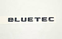Эмблема надпись багажника Mercedes Bluetec тип1 чёрная