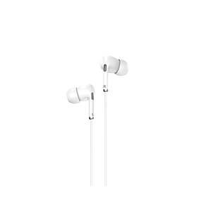 Вакуумні навушники з мікрофоном Havit HV-E306P White 27184