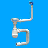 Сифон мийка з переливом і євровипуском для миття М-02, фото 2