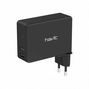 Универсальное зарядное устройство 3в1 HAVIT HV-H147U 2USB+Wireless+РowerBank 4500mAh 25577