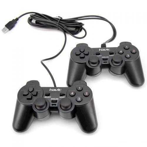 Ігровий дротовий геймпад Havit HV-G61 USB Double 21206