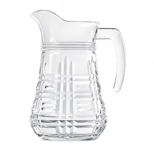 Глечик City Glass Athena з кришкою скляний 1300 мл (3J300010)