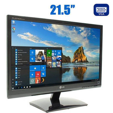 Монітор Б-клас LG Flatron E2241S-BN / 21.5" (1920x1080) TN / VGA / VESA 75x75, фото 2