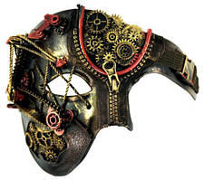 Маска для костюмованої вечірки Steampunk Phantom Eye Mask Masquerade Gear Mask Burning Man Mask