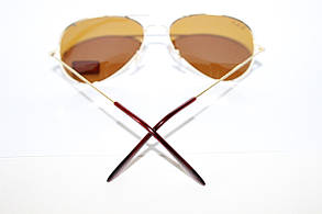 Легендарні окуляри Ray Ban Aviator Помаранчеві лінзи Поляризація, фото 3