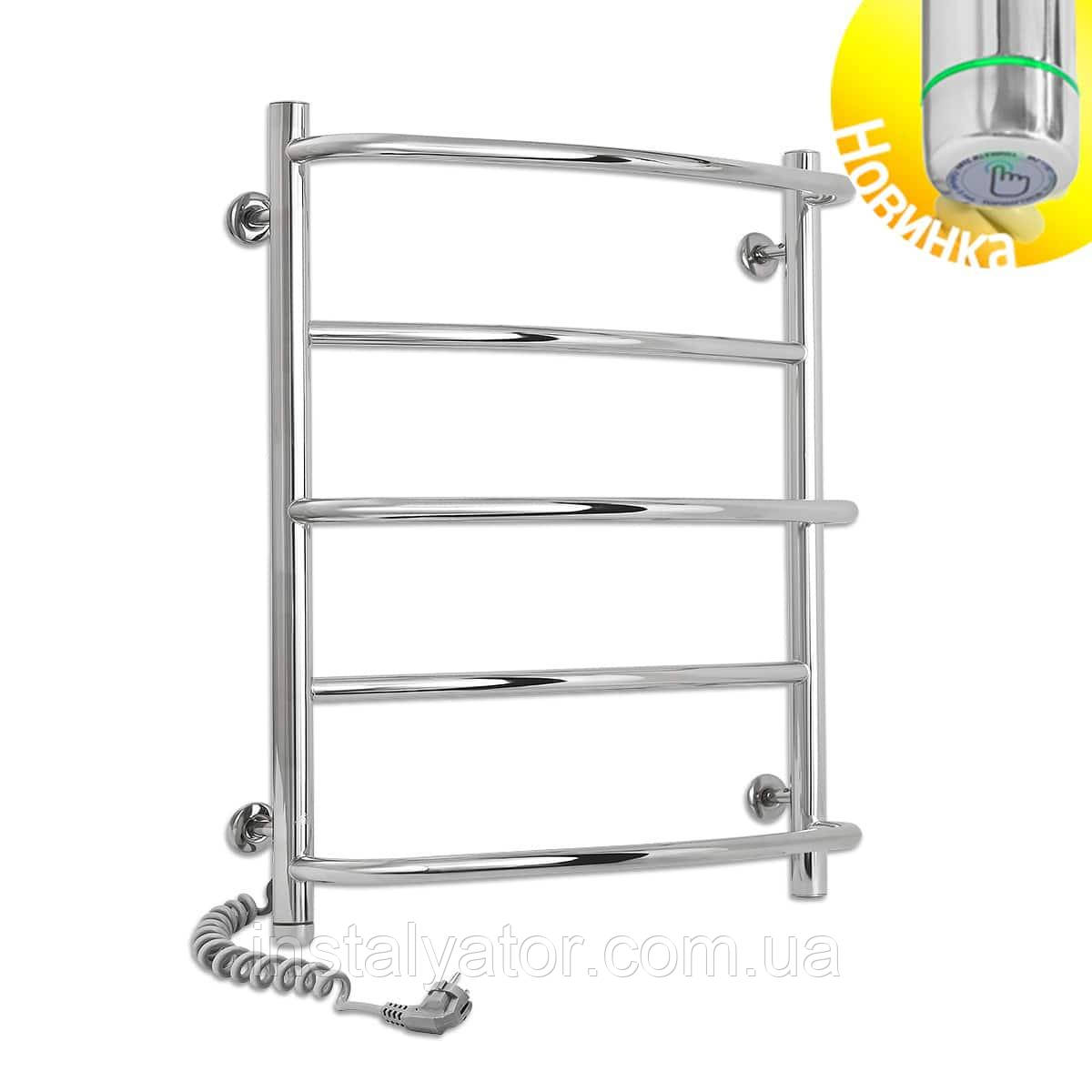 Електрична сушарка для рушників Laris Євромікс П5 450 х 500 Е сенсор S3 (підкл. зліва), фото 1