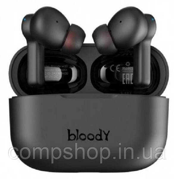 Гарнітура A4-Tech M30 Bloody (Black+Red) (4711421958776) бездротова (код 129526)