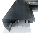 Кут 90 градусів для гардини 2х смугової, чорний, фото 3