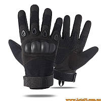 Тактичні армійські рукавички з кастетом Oakley Чорні L