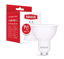 Лампа світлодіодна MAXUS 1-LED-720 MR16 7 W 4100 K 220V GU10