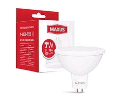 Лампа світлодіодна MAXUS 1-LED-722 MR16 7 W 4100 K 220V GU5.3