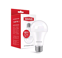Лампа светодиодная MAXUS 1-LED-776 A60 10W 4100K 220V E27
