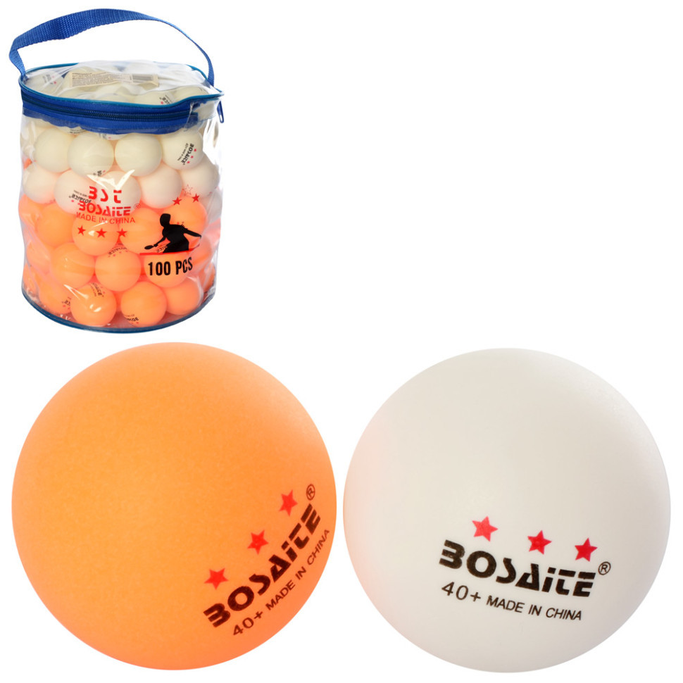 Набор теннисных мячиков Bambi MS 3101-1, 100 шт в сумке, Land of Toys - фото 1 - id-p1636310664