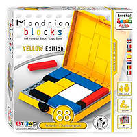 Головоломка Блоки Мондриана (желтый) Eureka Ah!Ha Mondrian Blocks yellow 473554, Land of Toys