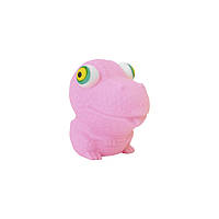 Детская игрушка тянучка-антистресс "Динозаврик" Bambi C50769, 8 см Розовый, Land of Toys
