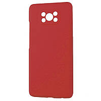 Чехол-накладка для телефона Fibra Full Silicone Cover for Xiaomi Poco X3 Red