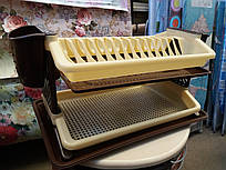 Сушарка для посуду двоярусна 2 піддони