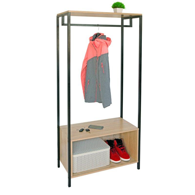 Loft вішалка для одягу з металу