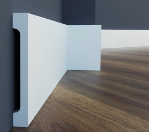 Плінтус ударостійкий з дюрополімеру висотою 119 мм, LPC-31 Cezar, 2,0 м.