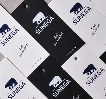 Бірки на одяг з логотипом (тільки ОПТ від 10шт.)