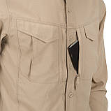 Рубашка Helikon-Tex DEFENDER Mk2 long sleeve PolyCotton Ripstop Khaki KO-DF2-PR-13, фото 9