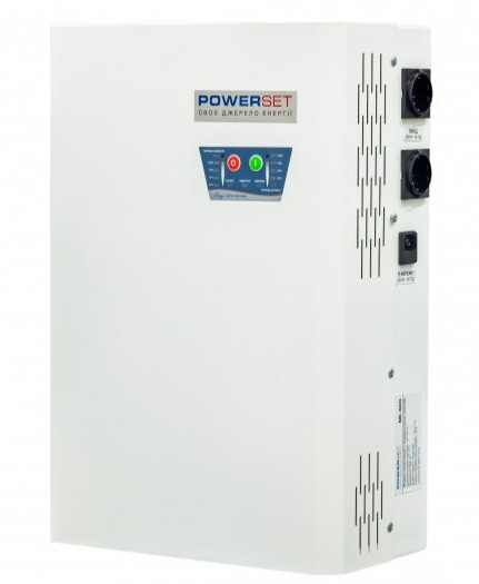 Джерело резервного живлення POWERSET, домашній powerbank 220 В, 800 Вт 100 А·год