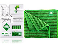 Серветка GreenWay Green Fiber HOME S4, Скрабер Твіст, зелений (08031)