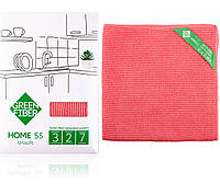 Салфетка GreenWay Green Fiber HOME S3, Файбер вельветовый, коралловый (08038)