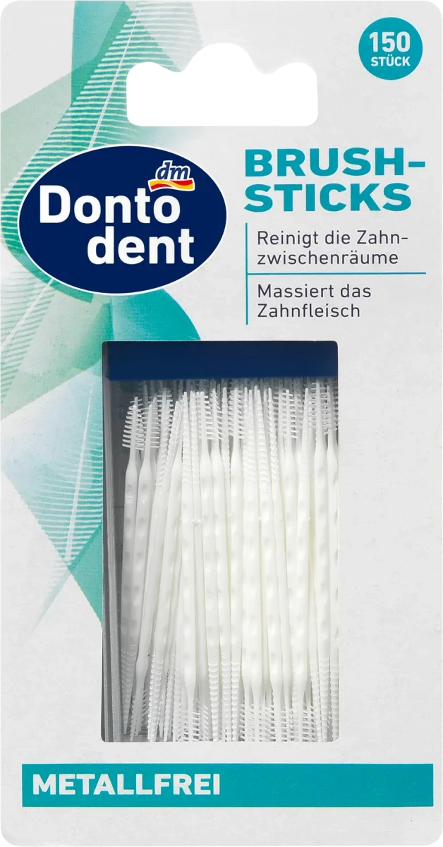 Зубна мікро-щітка Dontodent Brush-Sticks, 150 шт.