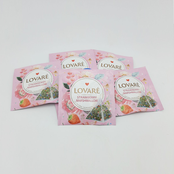 Чай Lovare " Strawberry marshmallow" Піраміда 25*2g, фото 1