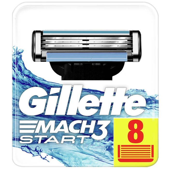 Змінні касети для гоління Gillette Mach 3 START 8 шт