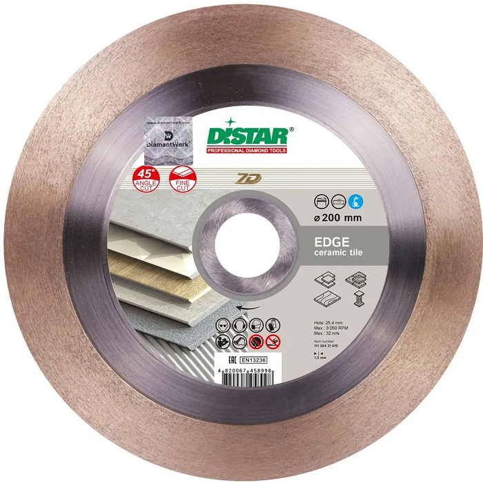Круг діамантовий Distar 1A1R 180x1,4/1,6x25x25,4 Edge
