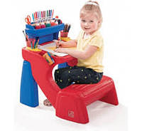 Стол парта для детского творчества Write Desk Step2 797500