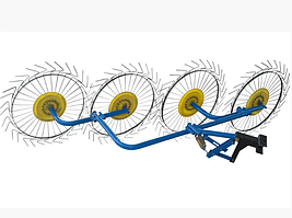 Граблі-ворошилки для мінітрактора