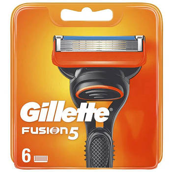 Змінні касети для гоління Gillette Fusion 5 6 шт